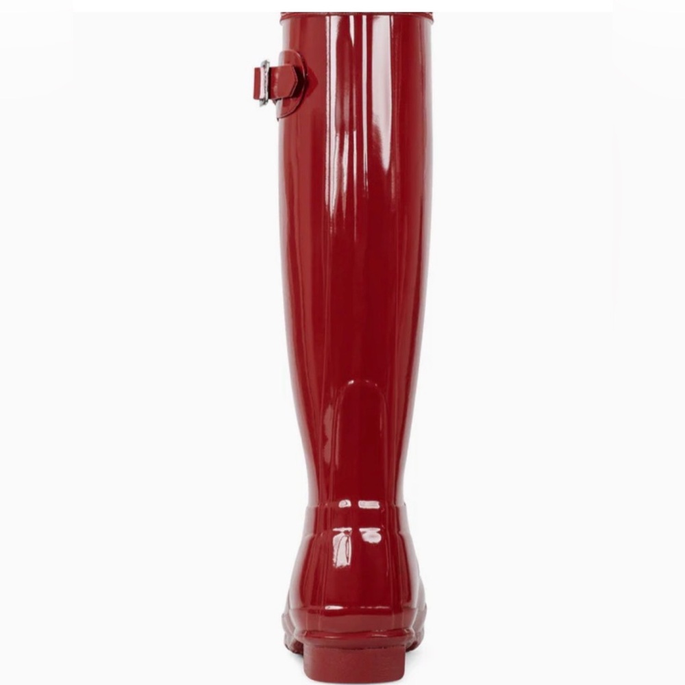 Hunter Women's Military Red Original Tall Gloss Rain Boots
Waterproof Size 7 NWT - Picture 5 of 13